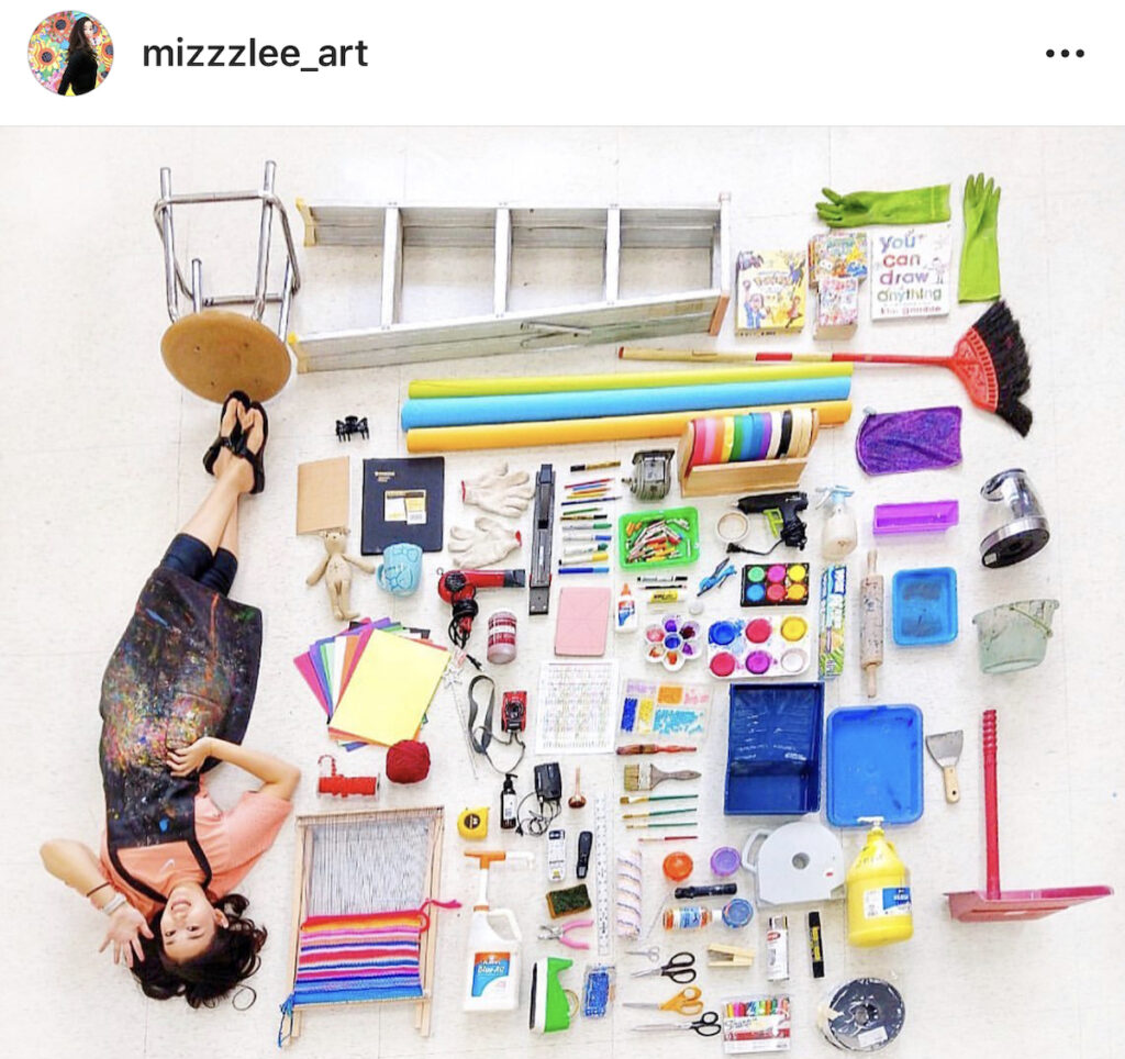 Art teacher on Instagram