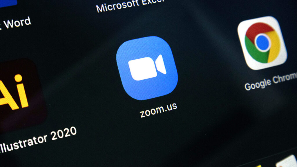 zoom icon on screen