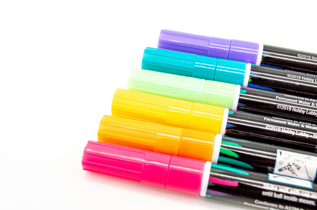 colorful markers