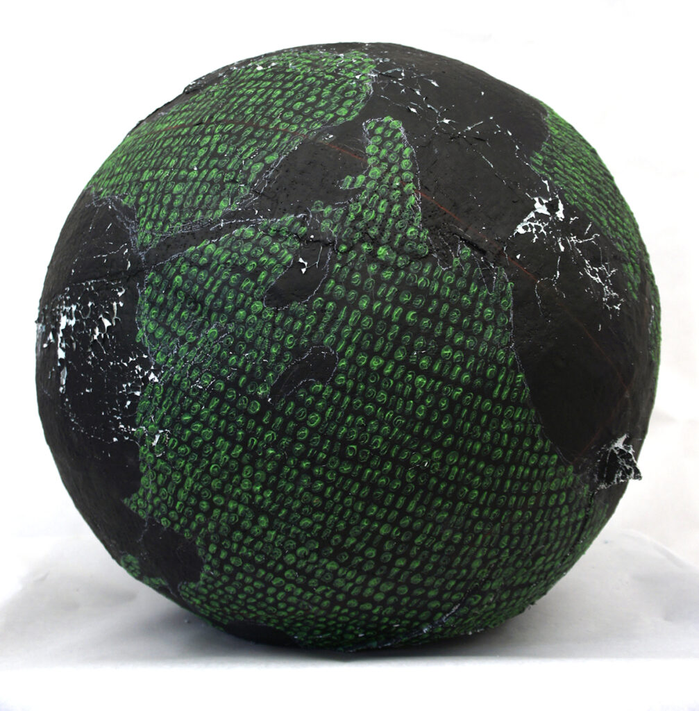 paper mache globe