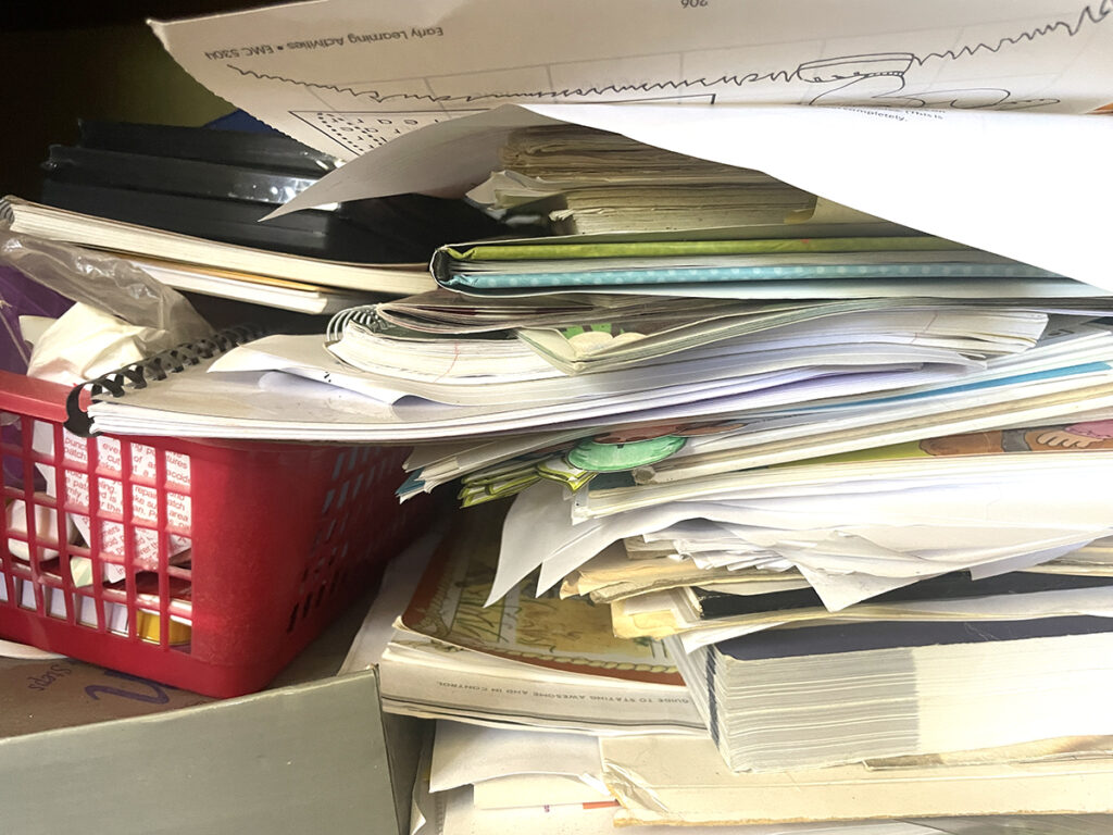 pile of papers